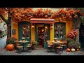 Download Lagu Soothing Jazz \u0026 Peaceful Bossa Nova in Outdoor Coffee Shop 🍂 Cafe Autumn Ambience for Good Mood