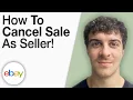 How To Cancel a Sale on eBay as a Seller 2025 Full Guide