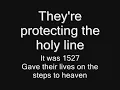 Sabaton - The Last Stand (lyrics) HD