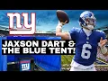 New York Giants Jaxson Dart and The Dreaded BLUE TENT