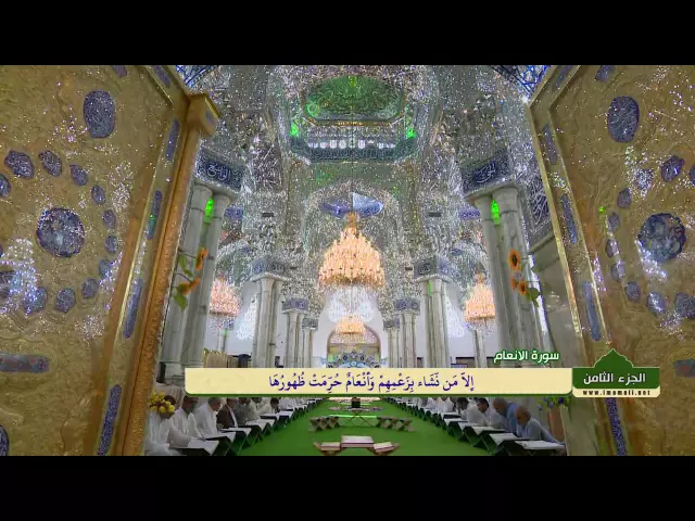 ⁣الختمة القرآنية الرمضانية || الجزء الثامن || العتبة العلوية المقدسة 1437هـ