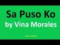 Sa Puso Ko by Vina Morales (Lyrics) - 2004