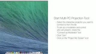 Epson Interactive Projector Tutorial - Multi PC Projection