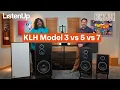 Lagu KLH Model Series: Model 3, 5, 7 Comparison