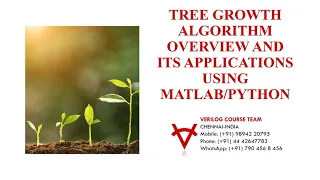 TREE GROWTH ALGORITHM OVERVIEW AND ITS APPLICATIONS USING MATLAB-PYTHON