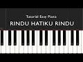Download Lagu Rindu Hatiku Rindu - Tantari | Easy Piano Tutorial