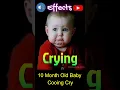 10 Month Old Baby Cooing Cry - baby crying sound effects  #babycrying  #shortvideo #soundeffect