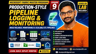 9 Microsoft Fabric Pipeline Logging Monitoring Production-Style ETL Framework EP-09