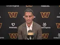 QB Marcus Mariota Meets the Media After Signing as a Washington Commander