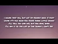 Spencer Crandall - Things I Can't Say (Lyrics) Feat. Julia Cole