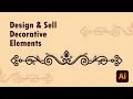 Make Decorative Dividers in Adobe Illustrator Sell Them Online