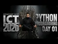 ICT 2026 Python programming Complete Lesson - DAY 01