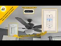 How to install the Hunter Universal Fan-Light Wall Control - model 99815