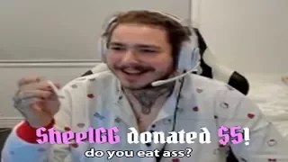 Download POST MALONE FUNNIEST TWITCH MOMENTS \u0026 RAGE COMPILATION EPISODE 1 (WOW) MP3