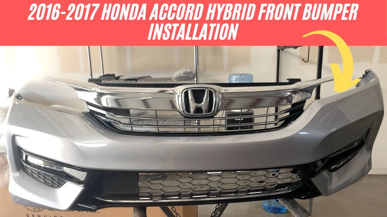 2017 Honda Accord : Front Bumper Painted (Hybrid)