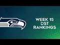 Top 12 Rankings Week 15 Fantasy Football