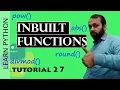 Python Tutorial Inbuilt functions in python HINDI