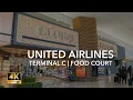 United Airlines Terminal Global Bazaar Food Court at Newark