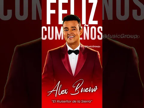 ¡Feliz cumpleaños, Alex Bueno! "El Ruiseñor de la Sierra" 🎶🕊️ #AlexBueno #Merengue #Homenaje