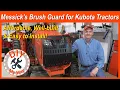 Messick s Brush Guard Insert for Kubota Tractors Well-built Affordable and Easy to Install