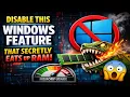 Disable this Windows Feature that Secretly Eats Up RAM and Slows Down Your PC