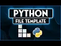 How to template files in Python For better code management