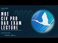 MBE Civ Pro July 2026 Bar Exam Lecture