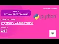 Day 6 - Python Collections-List-Part 1