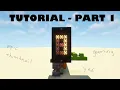 How to build a digital clock in Minecraft - Part 1