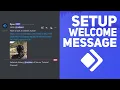 Setup Welcome Message Bot Dyno