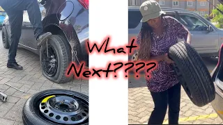 Download I TRIED CHANGING MY CAR TYRES🙆🏾‍♀️😂Total Fail MP3