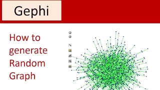 How to generate Random Graph in Gephi Gephi Tutorials