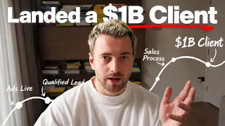 My SaaS client closed a 1B company in 4 weeks