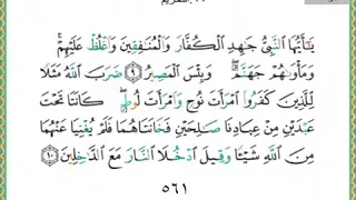 التحريم ١٠ ١٢ 