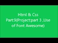 HTML CSS Icon Tutorial Bangla