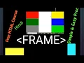 Advance HTML Frame Part-2 in Hindi Create Multiple Frame Using Color Nested Frame Tag