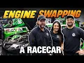 Engine Swapping a RACECAR with Derek Bieri Alex Taylor and Tony Angelo - the Shamrocket