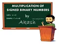 BINARY ARITHMETIC MULTIPLICATION MULTIPLICATION OF SIGNED BINARY NUMBERS CASE 1 - A B