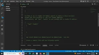 SyntaxError Unexpected token import Node JS CommonJS ES Module Solved