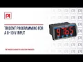 Process Instrument Solutions - Precision Digital Trident Programming for a 0 10 V Input