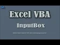 Dica de Excel VBA como usar o metodo INPUTBOX