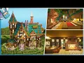 Minecraft How to build a Fantasy Medieval House interior part 2