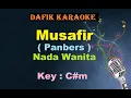 Download Lagu Musafir (Karaoke) Panbers Nada Wanita/Cewek Female Key C#m Lagu Nostalgia Tembang Kenangan