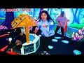 we stayed OVERNIGHT IN A 3D MINI GOLF COURSE
