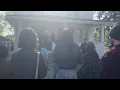 Crowd gathers in front of FBI raid in Ypsilanti