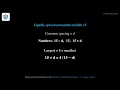 2022 AMC 8 - Problem 6 Equally Spaced Integers Your Future Prep