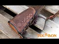 TOURBON No-Drill Leather Cheek Rest Ammo Pouch Rifle Upgrade