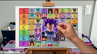Pinta Y Califica TODAS las TRANSFORMACIONES en Dragon Ball