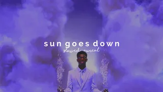 lil nas x sun goes down slowed reverb 