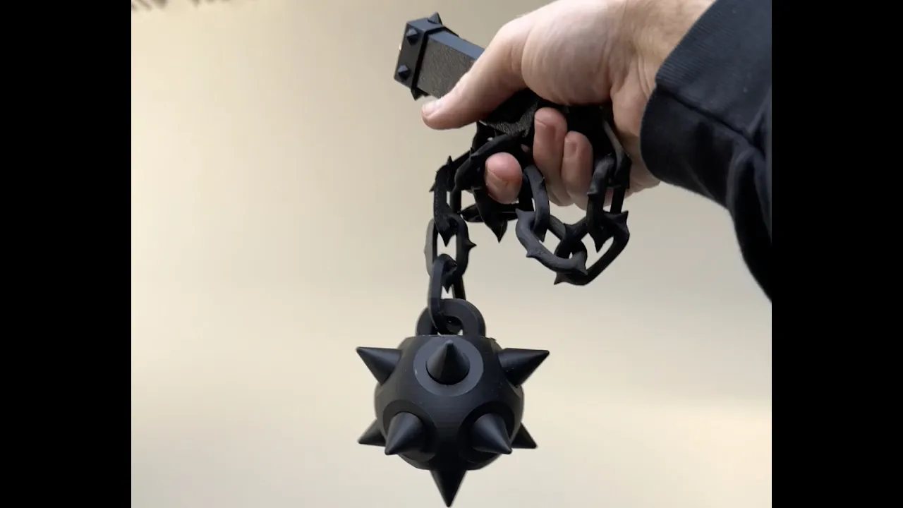 Mace and Chain Lighter Keeper 